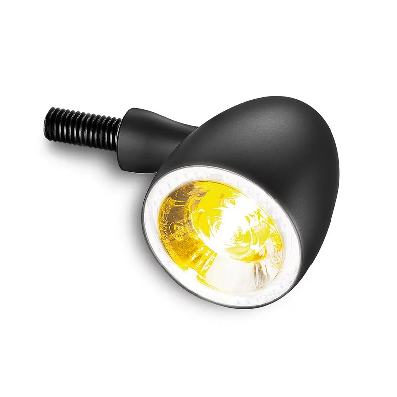 Versand Am Gleichen Tag Kellermann LED-Blinker Bullet 1000 PL white Schwarz