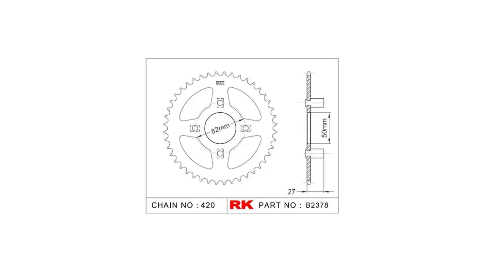 Bestseller RK Kettenrad 2378 41 Zähne