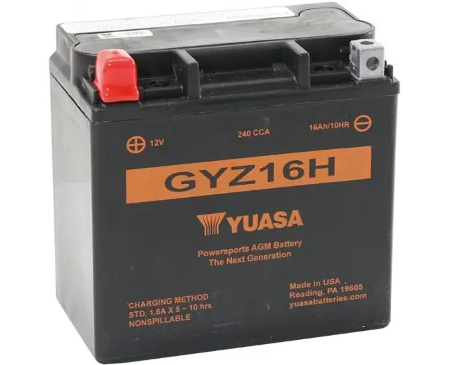 Solange Der Vorrat Reicht Yuasa Batterie GYZ16H