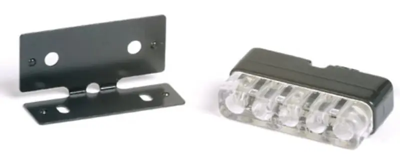 HIGHSIDER smart Mini LED Kennzeichenbeleuchtung Schwarz (1Stck) Sonderaktion