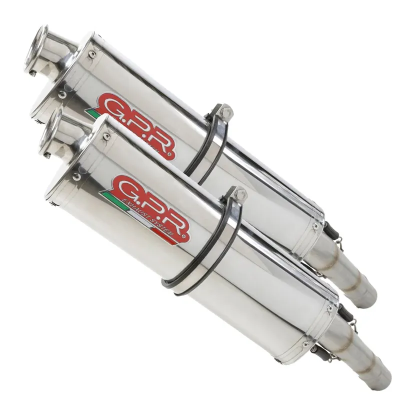 Aktuell GPR Endschalldämpfer Kawasaki ZZR 1400 2006/07 Pair EC-Approv. slip-on exhaust Trioval