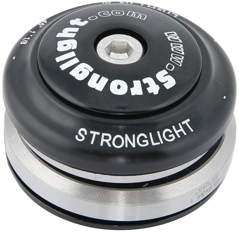 Stronglight Steuersatz Light in Alu 1 1/8"-1 1/4" schwarz Neue Ware