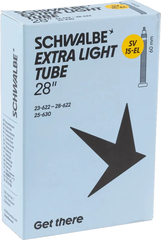 Schwalbe Schlauch Nr. 15-EL Extralight für 27 und 28 Zoll Saisonangebot