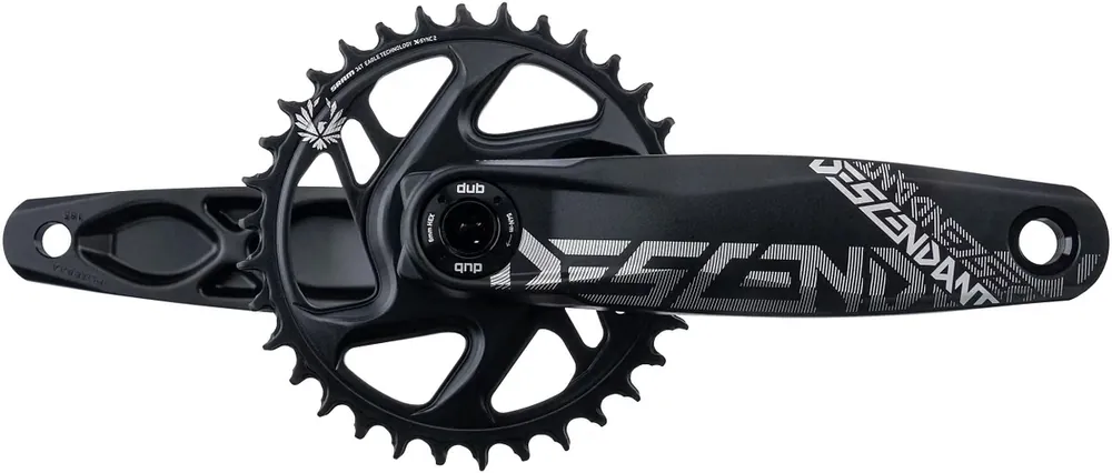 Truvativ Kettenradgarnitur Descendant DH 34 Zähne schwarz 165 mm Kurbellänge Expressversand