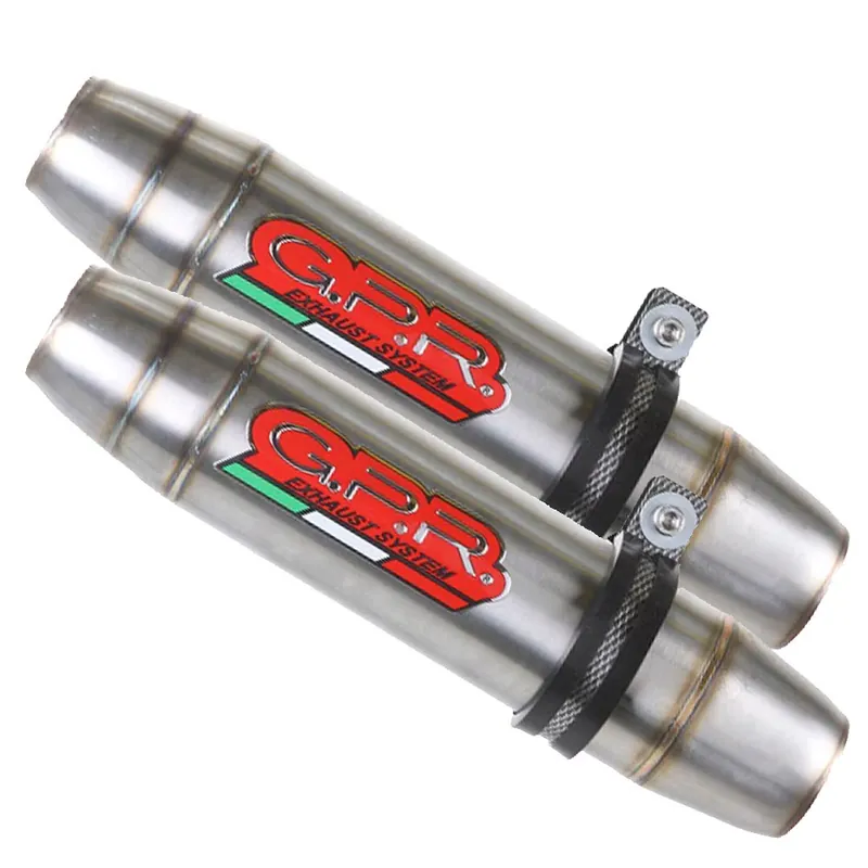 GPR Endschalldämpfer Ducati MonsTEr 1100 Evo 2011/13 Pair of EC-Approv. slip-on exhaust catalized Direkt Vom Hersteller
