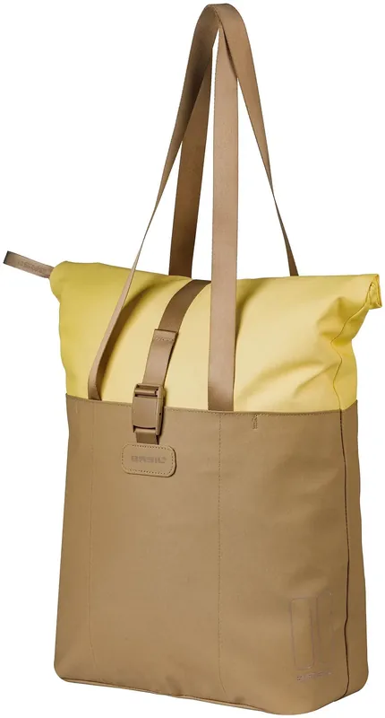 Basil Vive Fahrradshopper Einzeltasche beige/gelb Highlight
