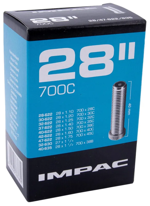 Impac Schlauch 28 Zoll Schraderventil 40 mm Super-Preis