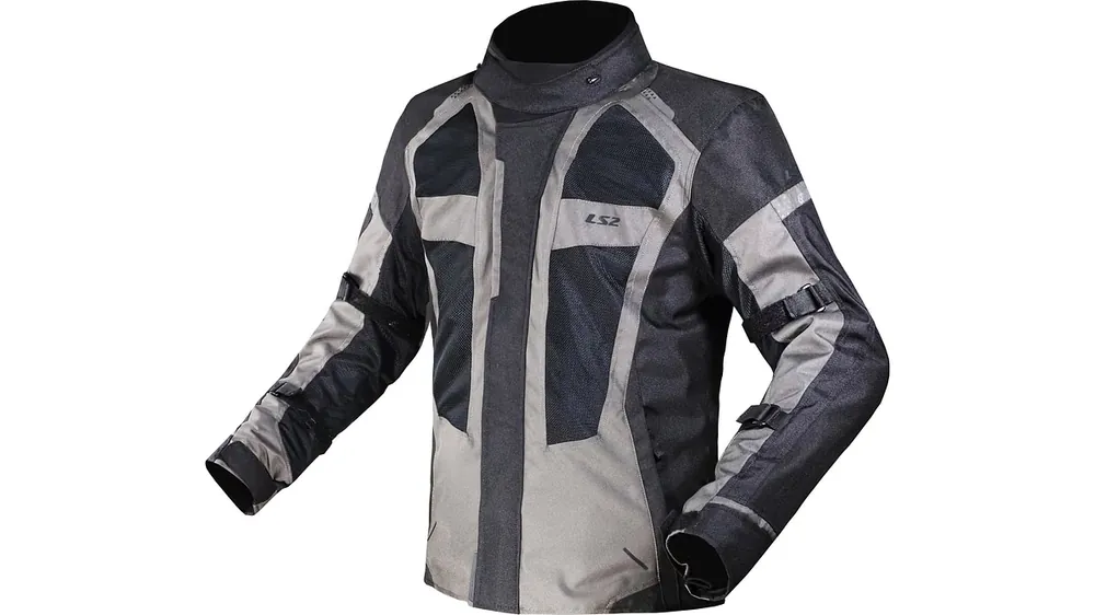 LS2 Scout Jacke Schwarz / Grau Herren Gr.5xl Highlight