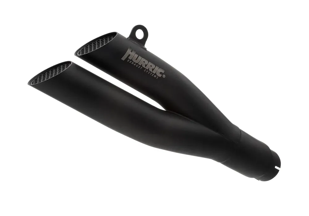 Preiswert Hurric SLIP-ON Schalldämpfer Pro 2 GP Edelstahl beschichtet für HONDA CB500F,CB500X,CBR500R