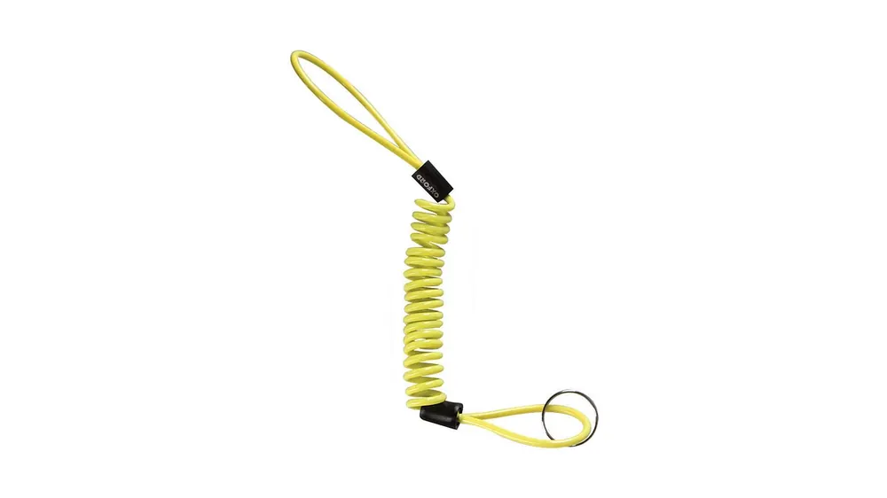 Oxford Erinnerungskabel gelb, Erinnerungskabel "Minder" Für Bremsscheibenschlösser, 4 mm Ø Geprüft