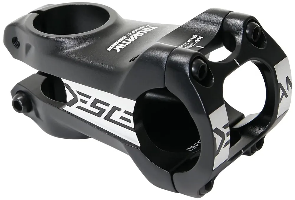 Finale Aktion Truvativ Vorbau Descendant 60 mm schwarz 31,8 Lenkerklemmung, weißes Dekor