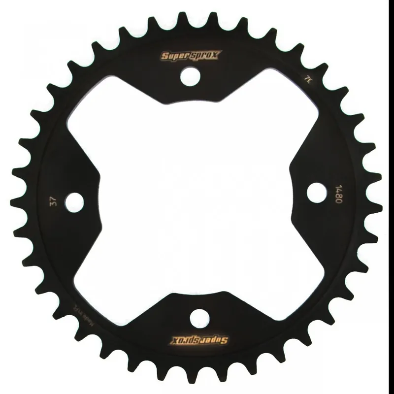 Supersprox Stahl-Kettenrad 520 37Z (Schwarz) Markenware