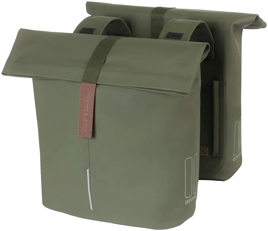 Basil City Double Pannier Bag Doppeltasche grün moss green MIK Kracherpreis