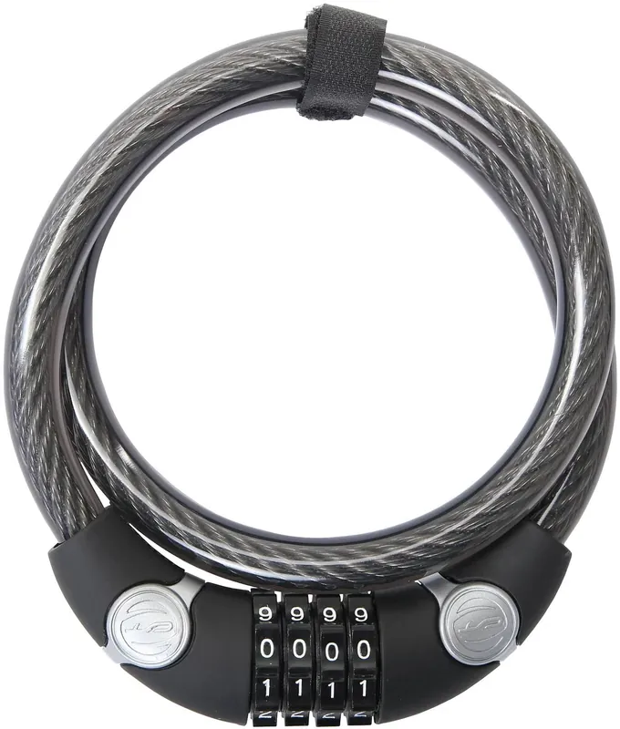 CONTEC Zahlen-Kabelschloss EcoLoc 85 cm schwarz,grau Neuheit