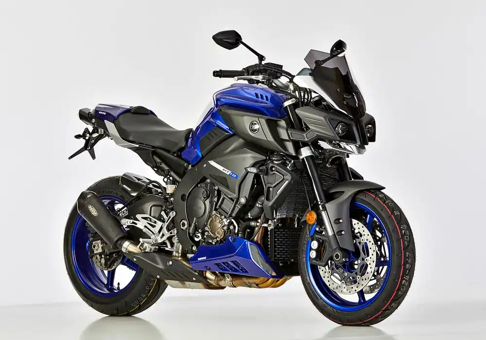 Top-Angebot BODYSTYLE Sportsline Bugspoiler ABS Kunststoff blau für YAMAHA MT-10 / SP