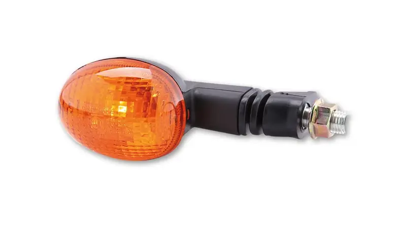 Bestseller HIGHSIDER smart Mini Glühlampen Blinker Gehäuse Schwarz / Linse Orange (Paar), Vorn & Hinten