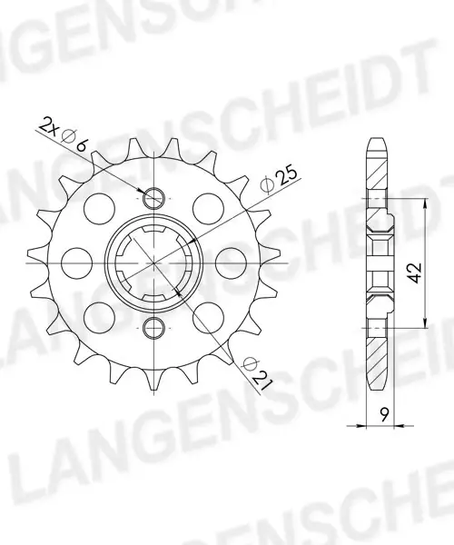 Supersprox Ritzel 428 19Z Direktkauf