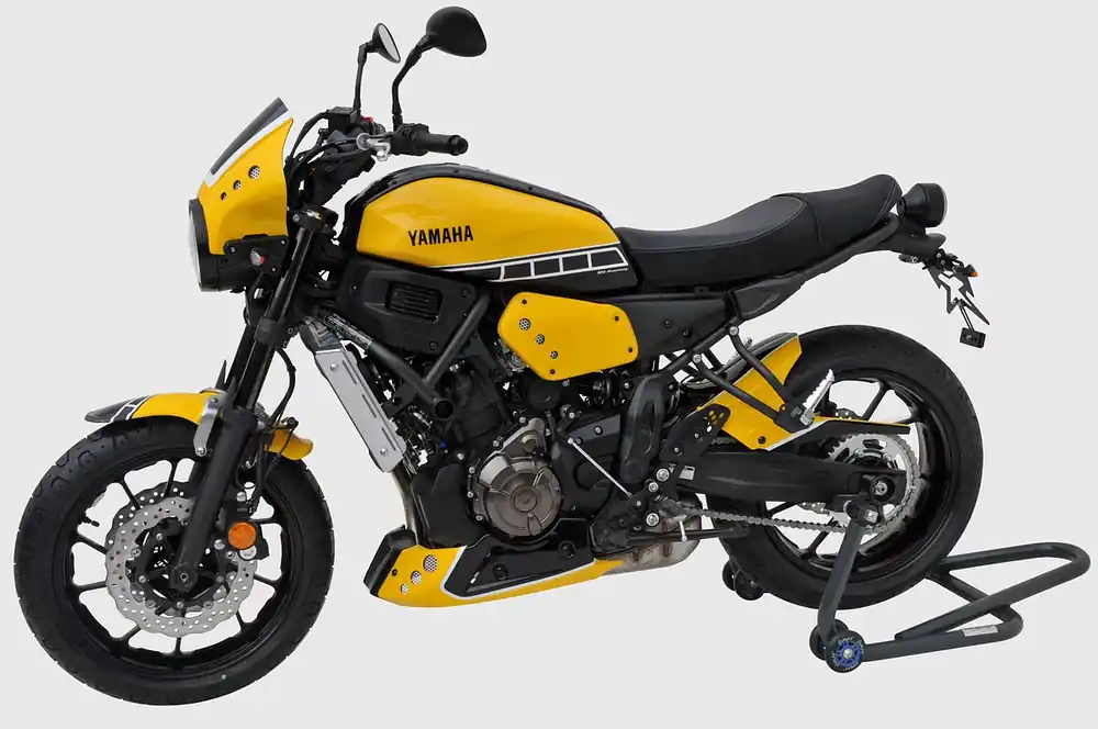 Saisonangebot BODYSTYLE Sportsline Scheinwerferverkleidung ABS Kunststoff schwarz für YAMAHA XSR700 / XTribute / Legacy