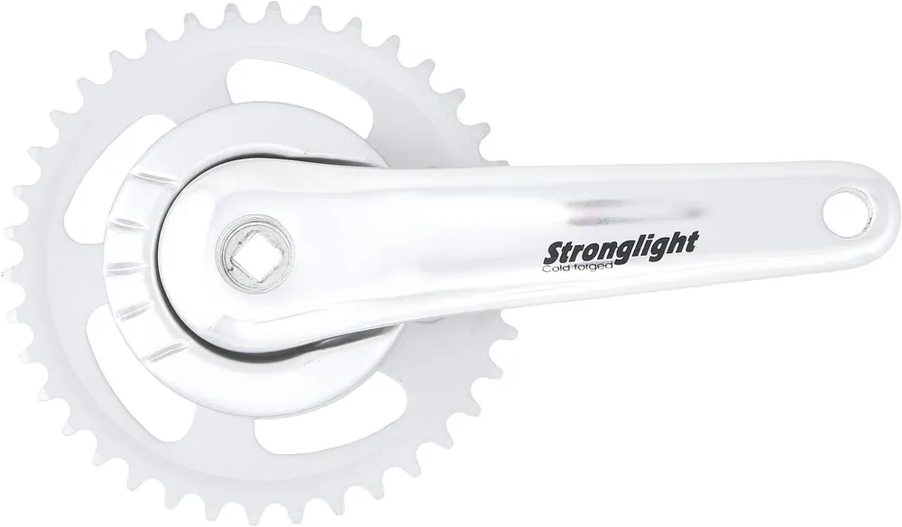 Stronglight Twin Kettenradgarnitur 38 Zähne silber Neue Kollektion