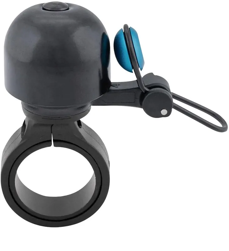 CONTEC Klingel Diamond Bing schwarz/blau passend für Lenker- 22,2 mm, mit Standardklemmung Abverkauf