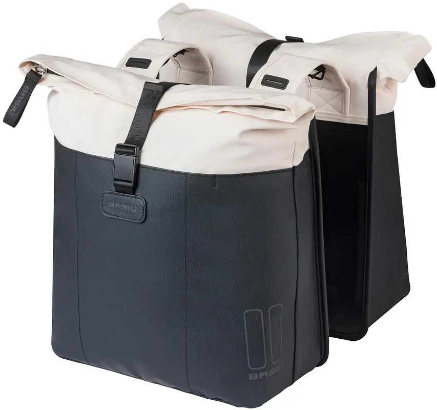 Basil Doppeltasche Vive 35 l schwarz/beige scharz / cremefarben Markenware