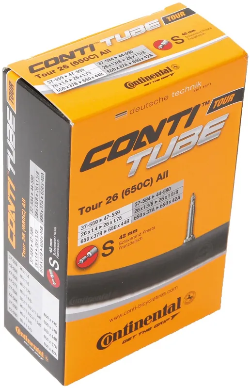 Echt Continental Schlauch Tour 26 Zoll Sclaverand 42 mm schwarz