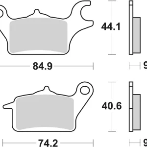 Jetzt Kaufen SBS Scooterbelag 222HF Street Ceramic