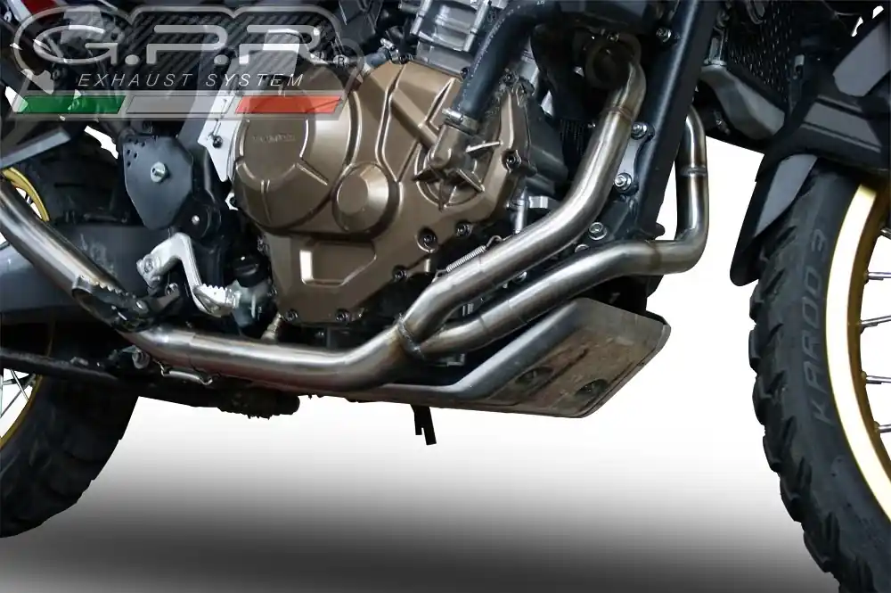 Aktuell GPR Mittelrohre Honda CRF 1000 L Africa Twin 2018/19 e4 Decat pipe manifold Decatalizzatore
