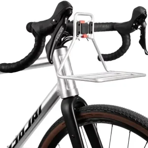 Fahrer Gepäckträger Tour Rack vorne silber Nur Für Kurze Zeit