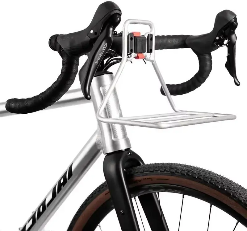 Fahrer Gepäckträger Tour Rack vorne silber Nur Für Kurze Zeit