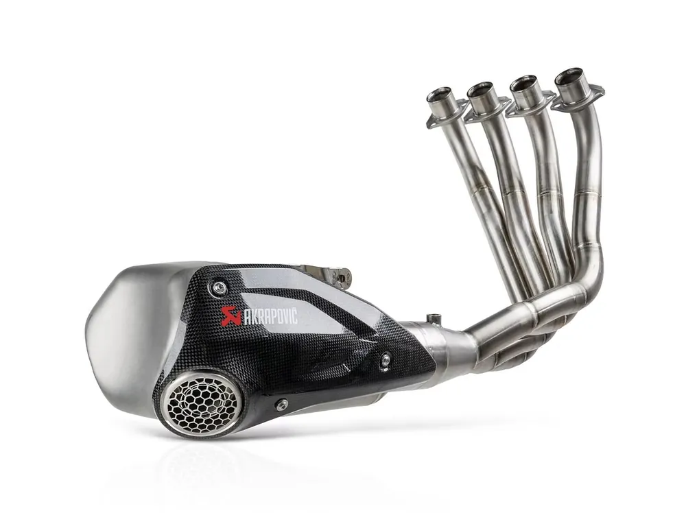 Akrapovič Komplettanlage Racing Line (Edelstahl) für Honda CB650R / CBR650R 2019–2026 Preis Gesenkt