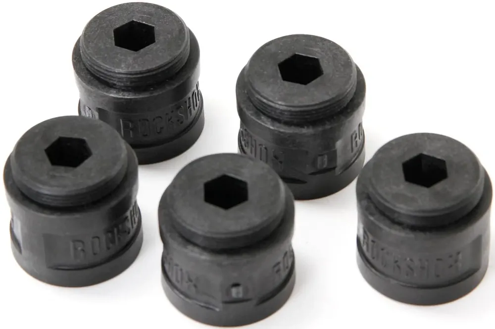 RockShox Bottomless Tokens 5 Stück schwarz Highlight
