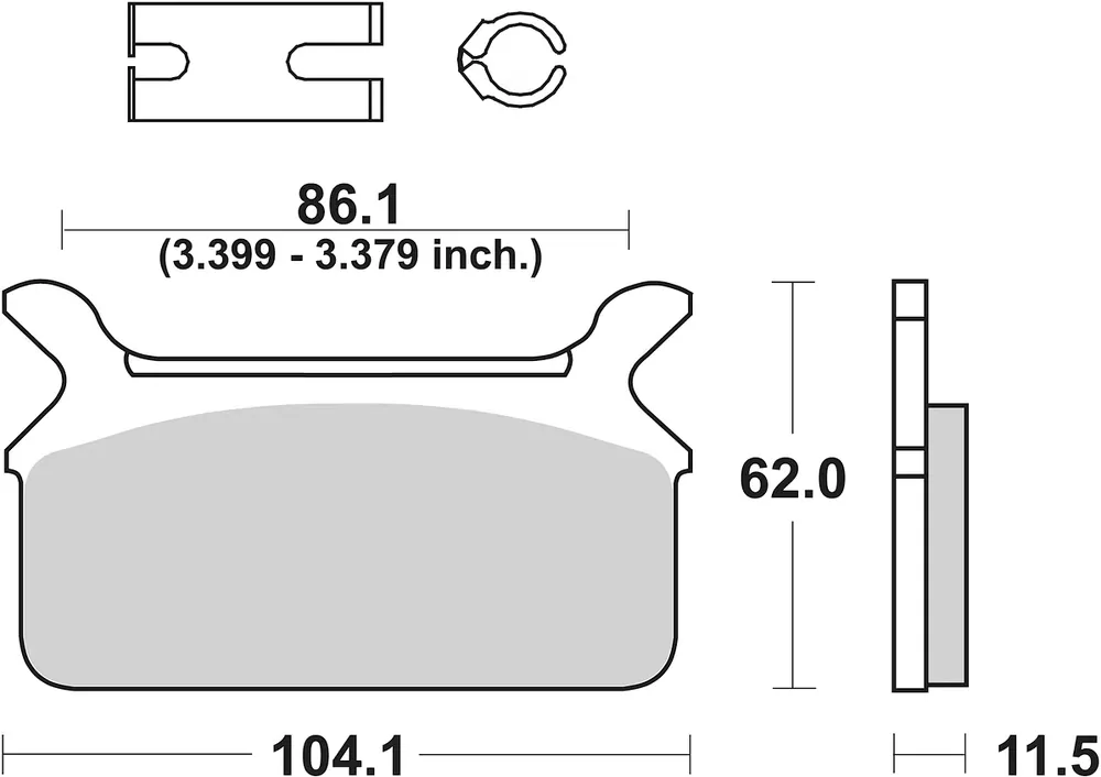 SBS Bremsbelag 668H.HF Street High Power Ceramic Wochenendangebot