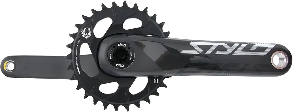 Truvativ Kettenradgarnitur Stylo Carbon Eagle 30 Zähne schwarz Fatbike 5", 175 mm Kurbellänge Nur Für Kurze Zeit