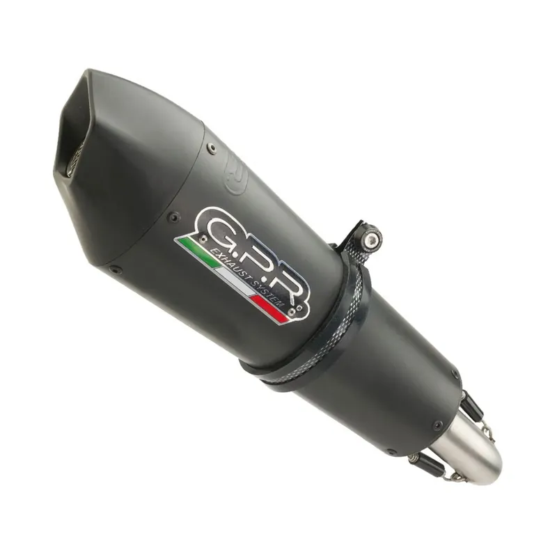 GPR Endschalldämpfer BMW F 850 Gs - Adventure 2018/20 e4 EC-Approv. slip-on exhaust GP Evo4 Black Markenware