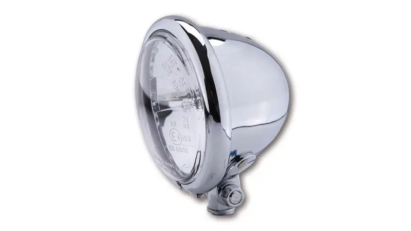 Neu Im Sortiment HIGHSIDER smart 4 1/2 Zoll Fernscheinwerfer Bates Style Chrom E-geprüft (1Stck)