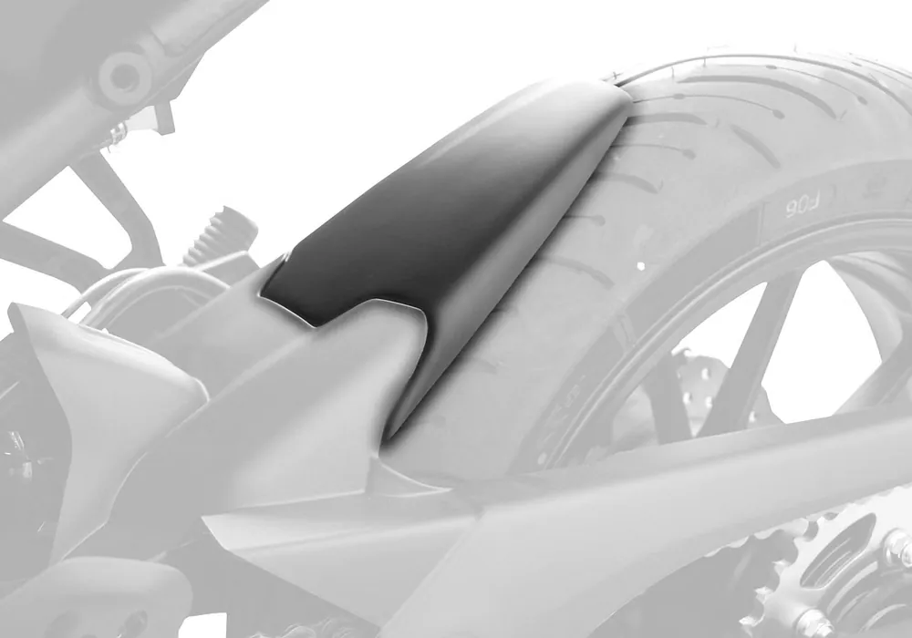 Direktkauf BODYSTYLE Hinterradabdeckungsverlängerung ABS Kunststoff schwarz-matt für TRIUMPH Daytona 660