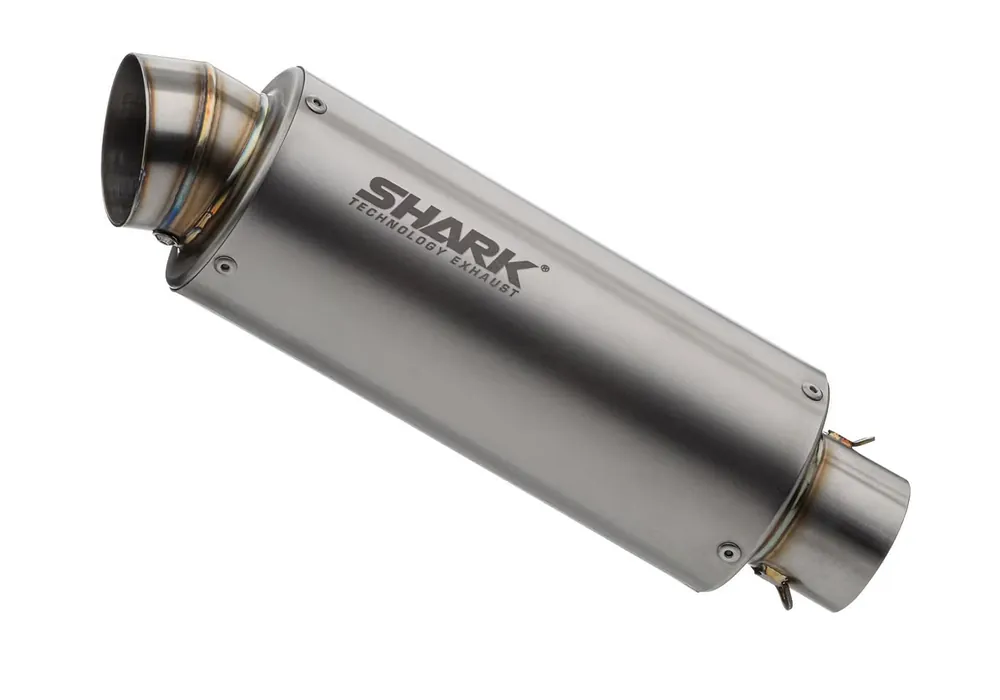 Sonderangebot Shark Performance SLIP-ON Titan silber SRC 4 für HONDA CB1000R EURO4 EURO5