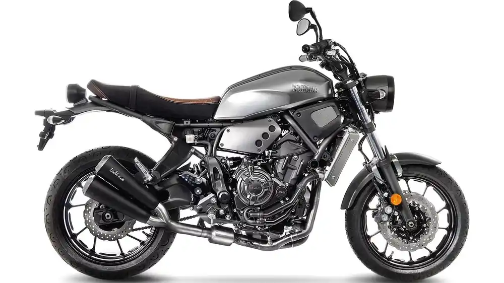 LeoVince Komplettanlage Edelstahl SBK GP DUALS für YAMAHA XSR 700 mit Katalysator Sichere Zahlung