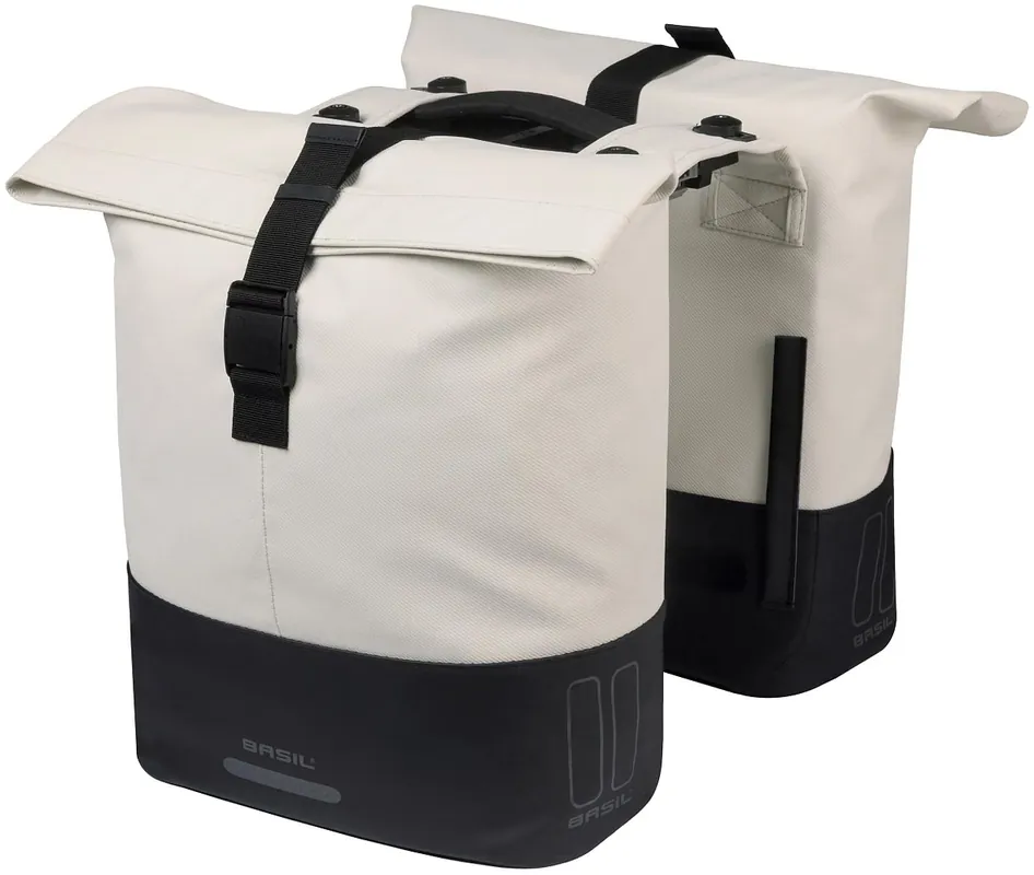 Basil Doppeltasche Cove schwarz, beige Preisknaller