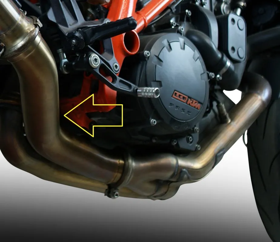 Echt GPR Mittelrohre KTM Superduke 1290 R 2017/19 e4 Decat pipe manifold Decatalizzatore