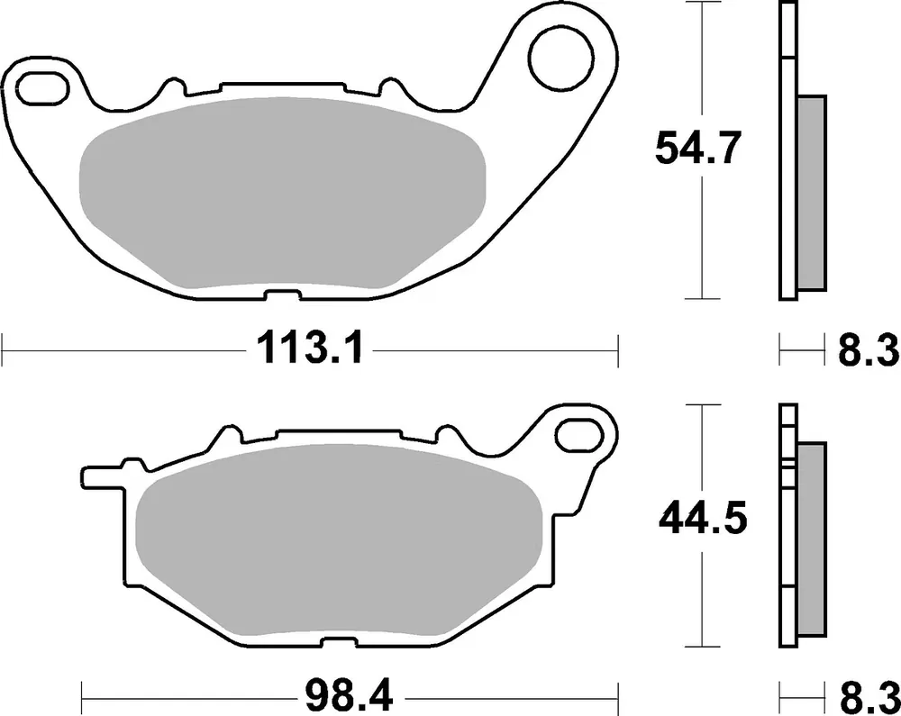SBS Bremsbelag 931DC Road Racing Dual Carbon Zertifiziert