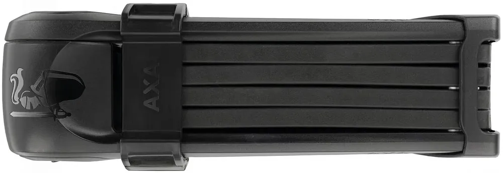 Axa Faltschloss Fold 85 cm schwarz 2,5" Neue Kollektion