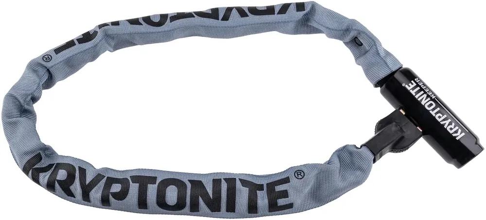 KRYPTONITE Keeper Integrated Chain Kettenschloss 85 cm grau Top-Seller