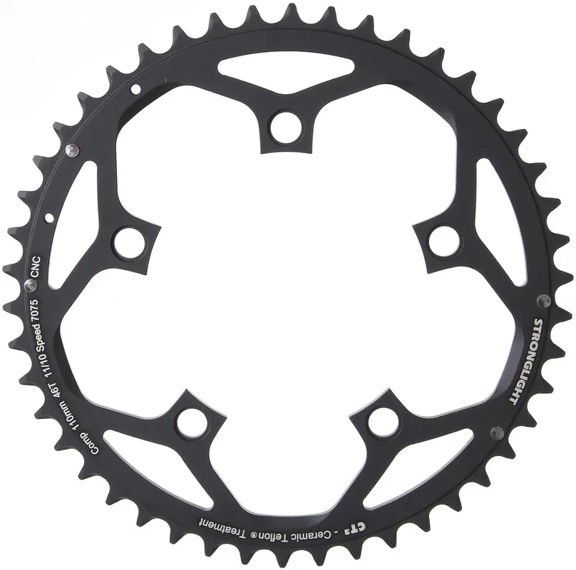 Stronglight Kettenblatt CT2 46 Zähne schwarz Wochenendangebot