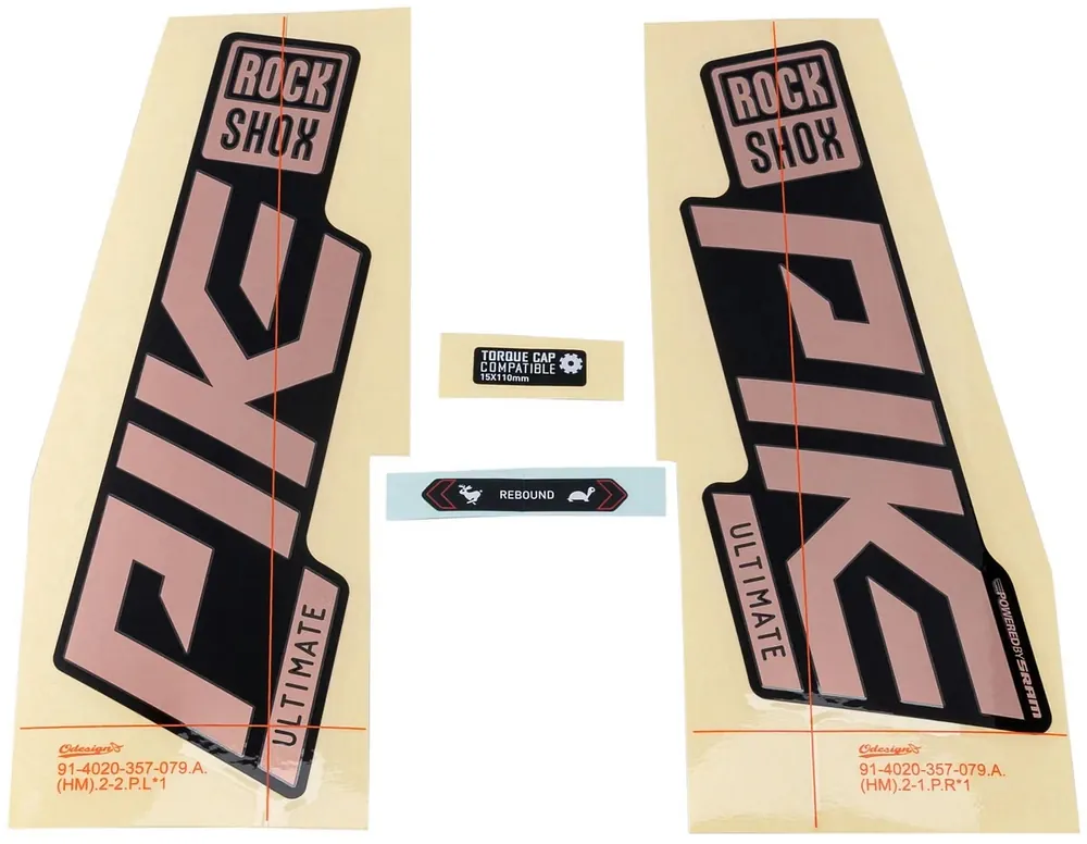 RockShox Dekor Set Signatur Series Signatur Series regenbogenfarben Neu Im Sortiment