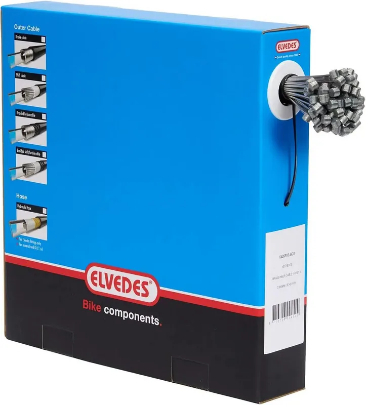 Neu Im Sortiment Elvedes Bremsinnenzug 2000 mm silber Werkstattbox à, 100 Stück, T-Nippe