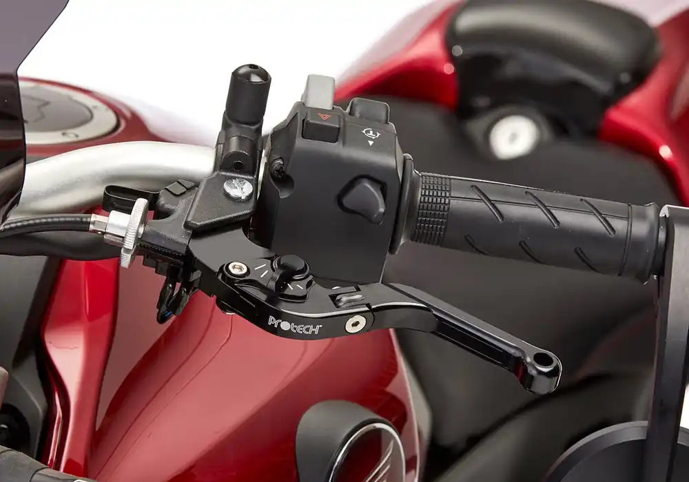 Schneller Versand PROTECH Hebel Bremshebel Sport Alu & Stahl Schwarz für KAWASAKI Z900 RS, Z1000, Z1000 R Edition