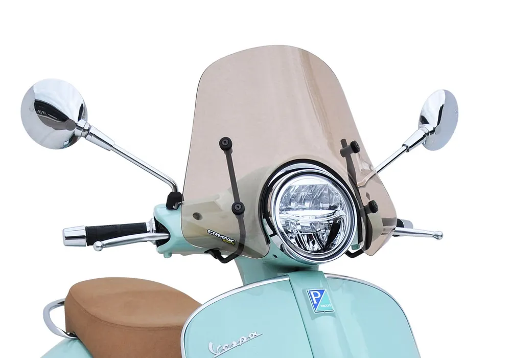 Markenware ERMAX Scooterscheibe Mini Sportivo Acrylic Klar für VESPA GTS 125; GTS 250; GTS 300