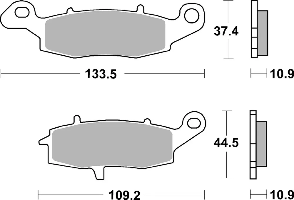 SBS Bremsbelag 886LS Street Sinter Jetzt Kaufen